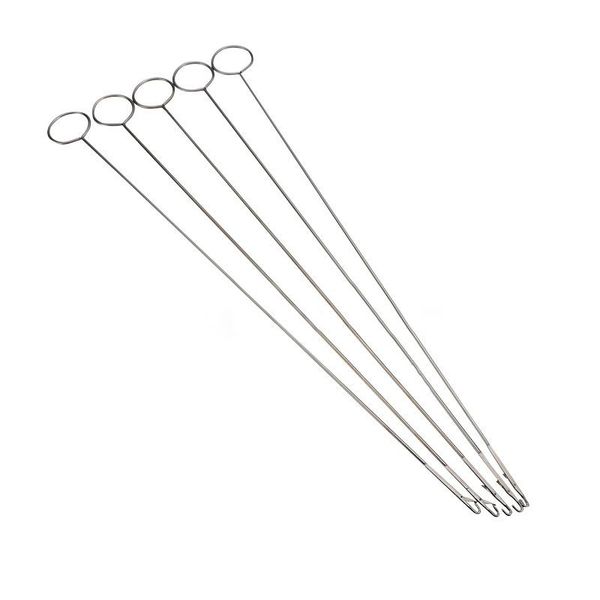 

sewing notions & tools 1pcs household loop stainless steel turning fabric tubes short/long section diy handmade accessories, Black
