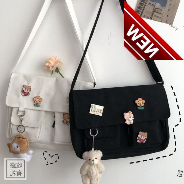 

simple crossbody money cute casual satchel girls shoulder pouch women sweet printed canvas diagonal cross school bag