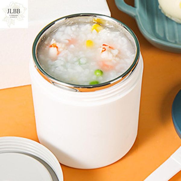 

water bottles 304 stainless steel japanese soup cup portable hand held spoon with lid sealed and leak proof breakfast milk
