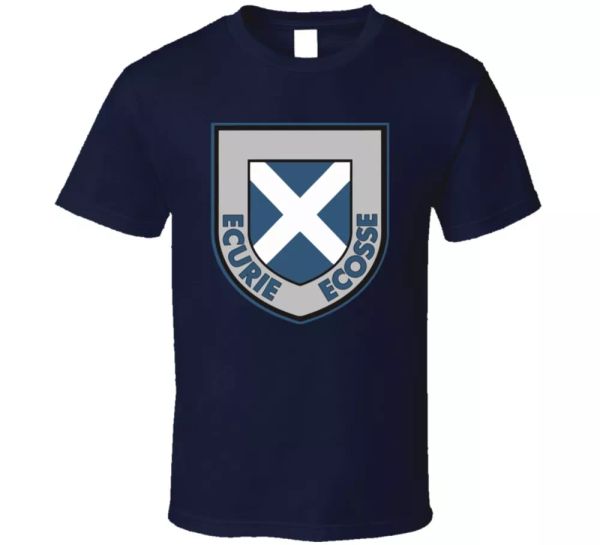 

ecurie ecosse motor racing team scotland 1950s car fan t shirt, White;black
