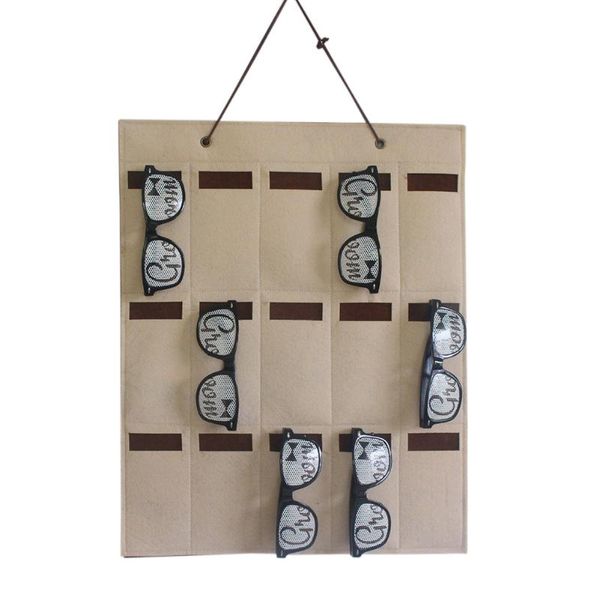 

hooks & rails sunglasses storage bag keys felt eyewear wall pocket living room hanging organizer holder jewelry display stand multi pouches