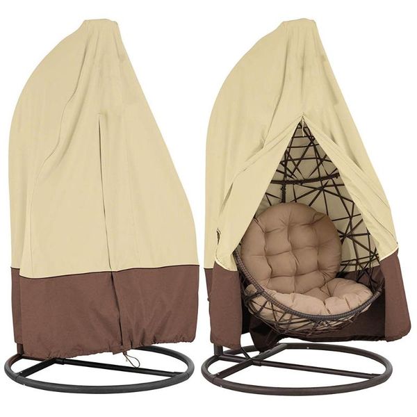 

chair covers outdoor hanging cover dustproof waterproof patio wicker rattan swing anti-uv windproof garden seat resistant case
