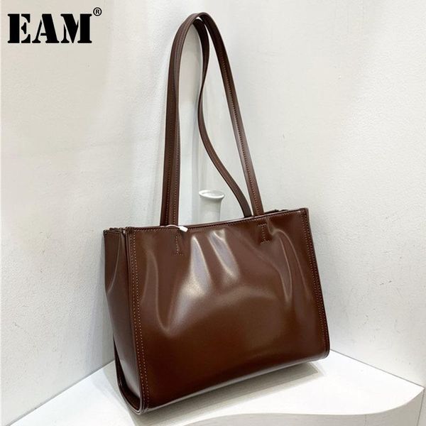 

cross body [eam] women large capacity soft quality pu leather personality all-match crossbody shoulder bag fashion tide 2021 18a2908
