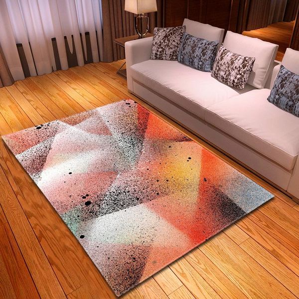

carpets nordic 3d colorful carpet living room non-slip kids play area rugs bedroom beside sofa washable doormat decoration
