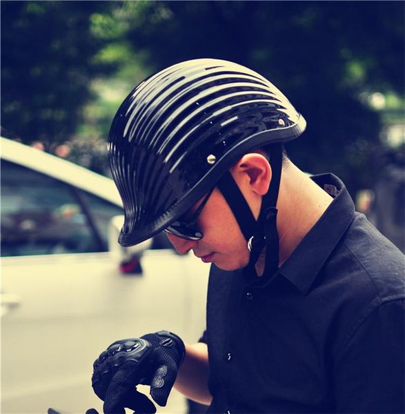 

motorcycle helmets thompson prince cruise retro half helmet 1/2 locomotive scoop shell child of chaos