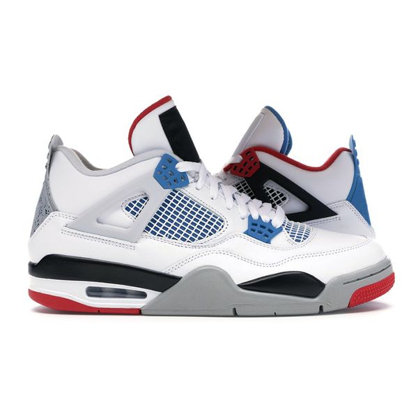 

new 2021 jumpman 4 basketball shoes 4s university blue starfish black cat pure money white cemen fire red mens trainer outdoor sports shoesc