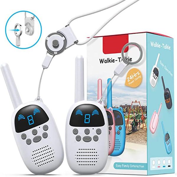 

child walky talky toy kids toys white gift long range 1 pair go100 walkie talkie