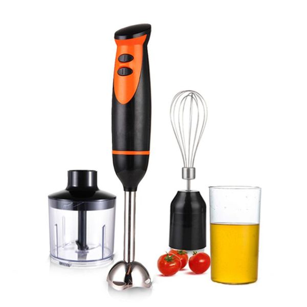 

hand blender,homgeek 300w 2-speed 4-in-1 immersion blender set electric kitchen portable processor mixer juicer cf24