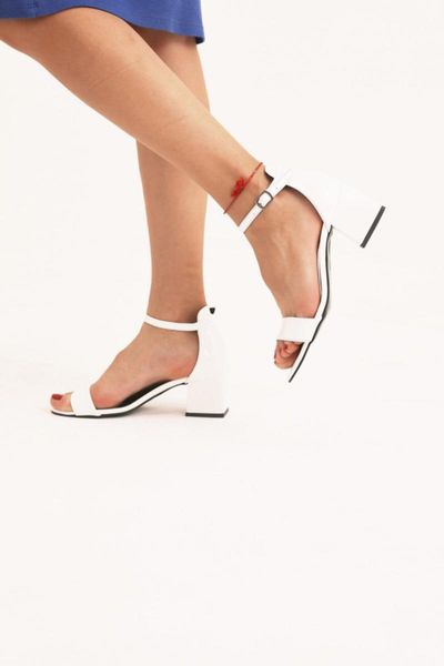 

wrist tied heels shoes sandals, Black