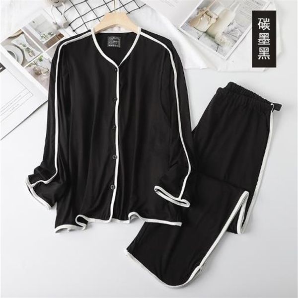 

women's sleepwear spring autumn modal cotton maternity pyjamas breastfeeding sleepwear nursing pajamas for pregnant women casual home c, Black;red