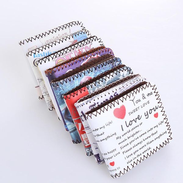 

wallets 2021 wallet personality creative handmade ladies men cute cartoon short, Red;black
