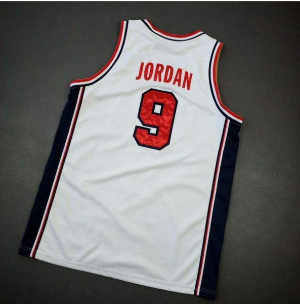 

custom men youth women vintage michael 1992 dream team college basketball jersey size s-4xl or custom any name or number jersey, Black