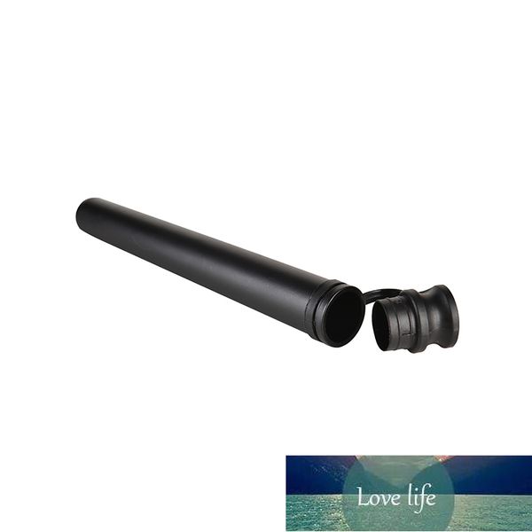 50 pçs / lote 110mm preto pp pp tubo de doob plástico / tubo conjunto para armazenamento de charutos pode personalizar tubos de embalagem de charutos de logotipo