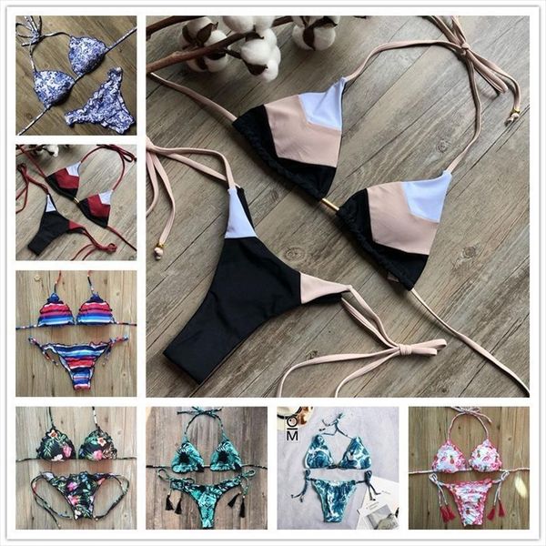 

ribbed women bikini buckle swimming womens swimsuits suit bathing suits biquini brazilian set, White;black