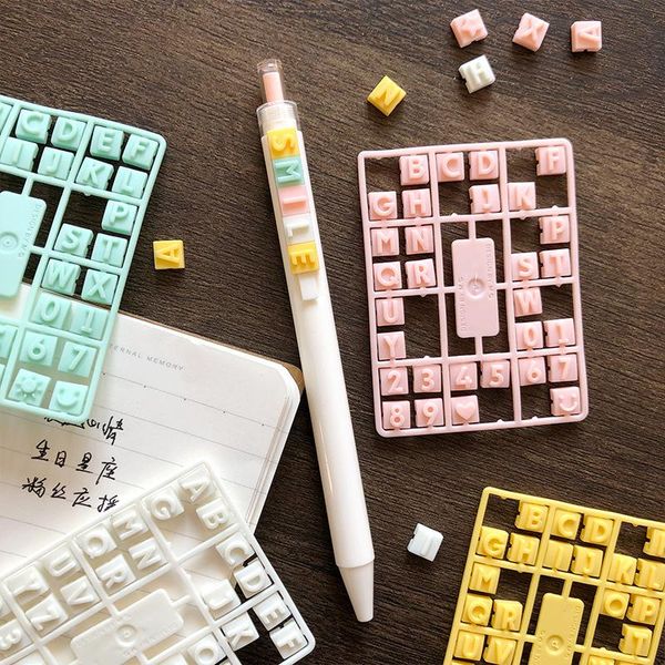 

gel pens cute letter pen set creative students press the with 0.5 stationary supplies kawaii korean stationery