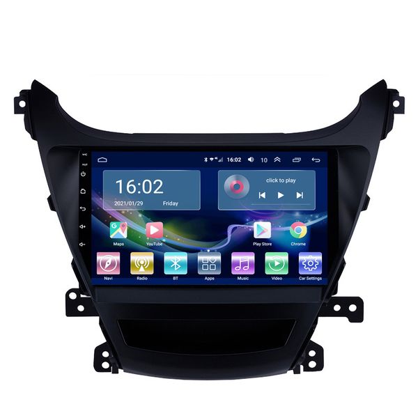 Multimediale di navigazione Autoradio Video CARPLAY Auto per HYUNDAI ELANTRA COREA 2011-2013 Android 10 32GB GPS No-Dvd