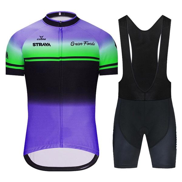 

racing sets strava 2021 cycling jersey set mtb uniform bike clothing ropa ciclismo bicycle wear clothes mens short maillot culotte, Black;blue