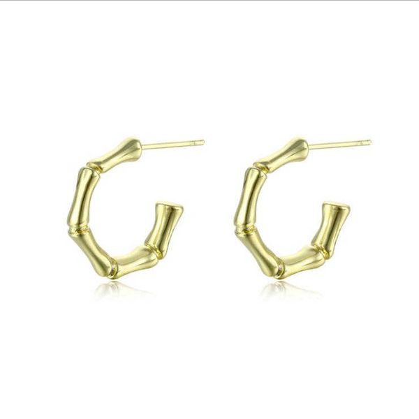 

women's c-shaped semicircle 18k gold plated ear cuff earrings dymfe084 fashion style gift fit women diy jewelry earring, Silver