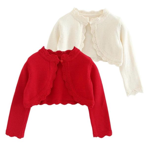 

pullover wedding red girls cardigan kids sweater knit jacket 100% cotton outerwear woolen 2021 clothes christmas, Blue