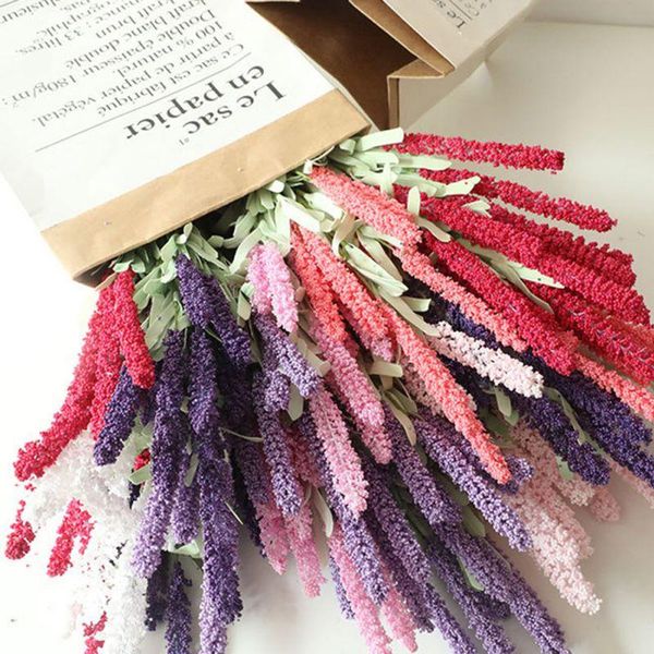 

artificial plants pe lavender garden patio indoor outdoor house office decorations wedding table flowers arrangement bouquetÂ· decorative & w