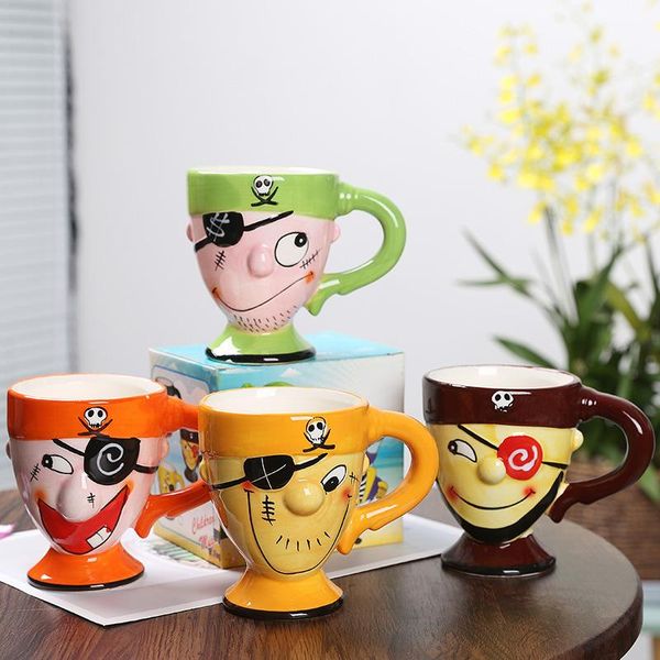 

creative cartoon mug pirates ceramic cup office milk mugs coffee cups cute and