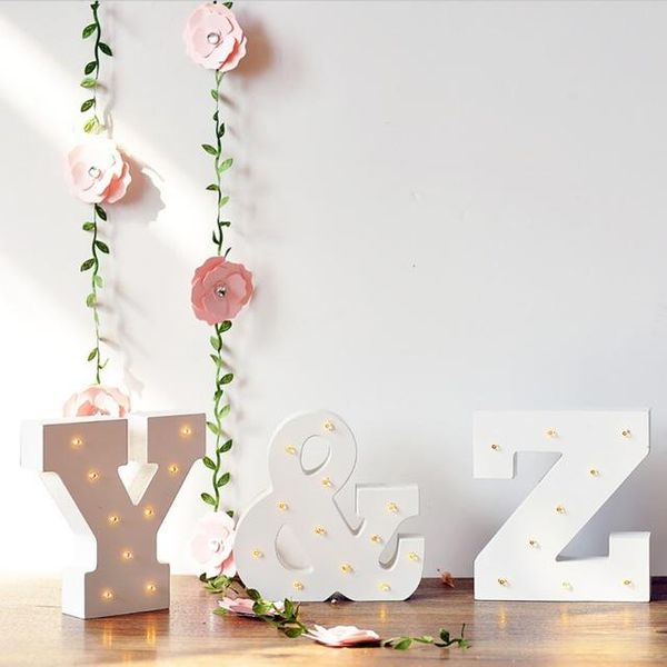 

effects 26 letters led atmosphere lamp to spell name word for cafe wedding party alphabet decoration night light with switch cd15 t05