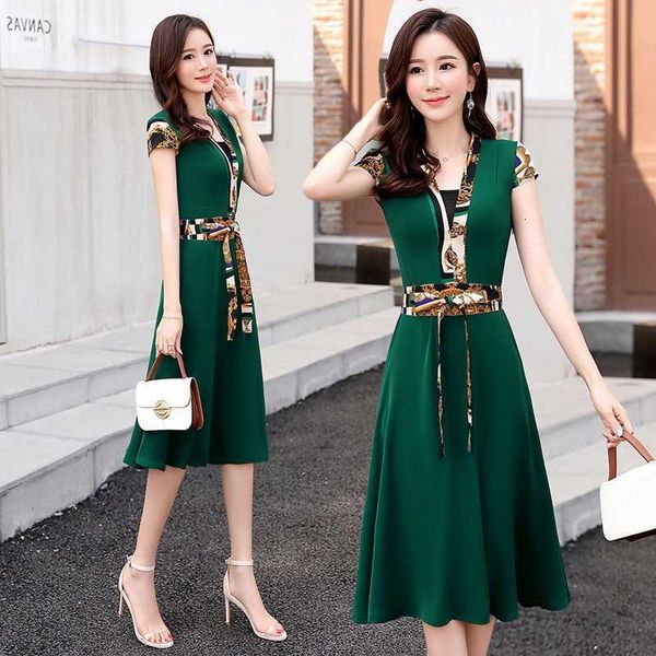 

green chiffon dr's style in summer 2021, Black;gray