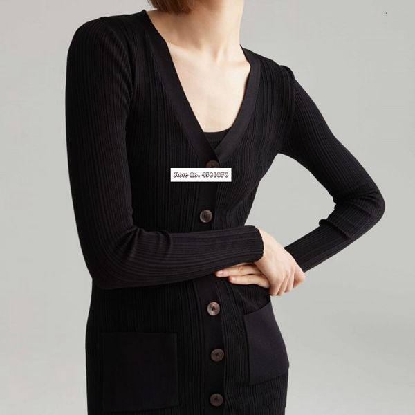 

sweater autumn winter women spring 2021 rayon blend knit cardigan 2vw8, White;black