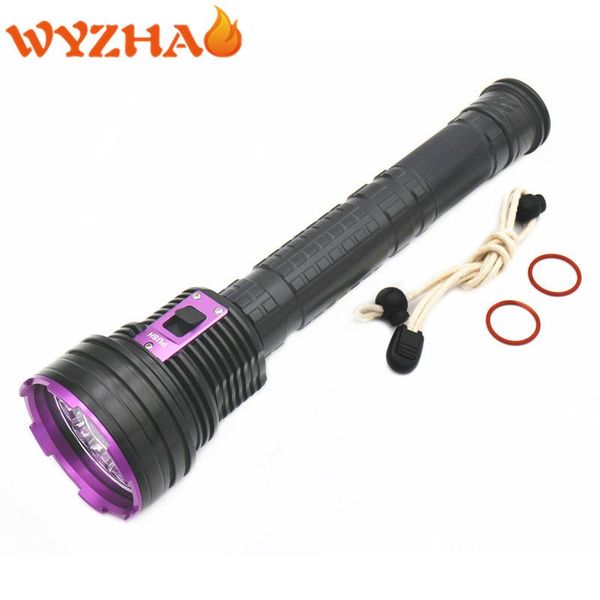 

flashlights torches diving light 12- l2 led 18000 lumens waterproof lamp submersible underwater swimming torch lights