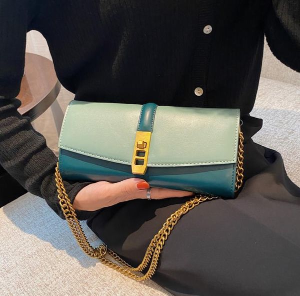 

vintage handbag shoulder messenger chain bag french texture small square bags