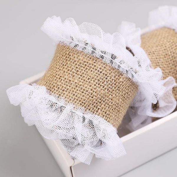

party decoration 2m lace linen diy manual ribbon for christmas wedding