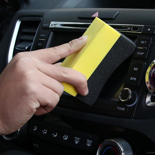 

pcs car wash wax foam polishing sponge eva multi-functional kitchen cleaning tool auto care u-shape tyre tire brush household