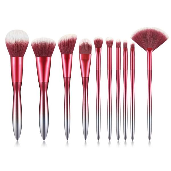 

makeup brushes rose-red plating color 10 super soft