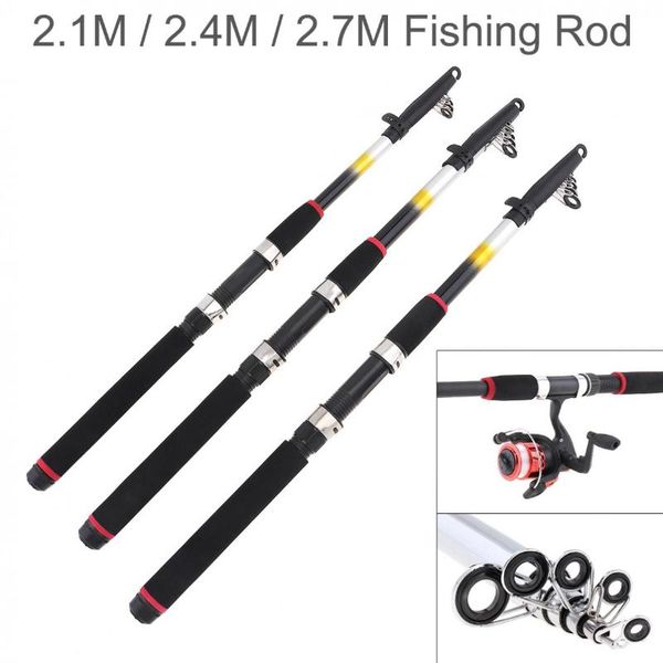 

boat fishing rods 2.1m 2.4m 2.7m glass fiber high-grade rod sea pole travel rock