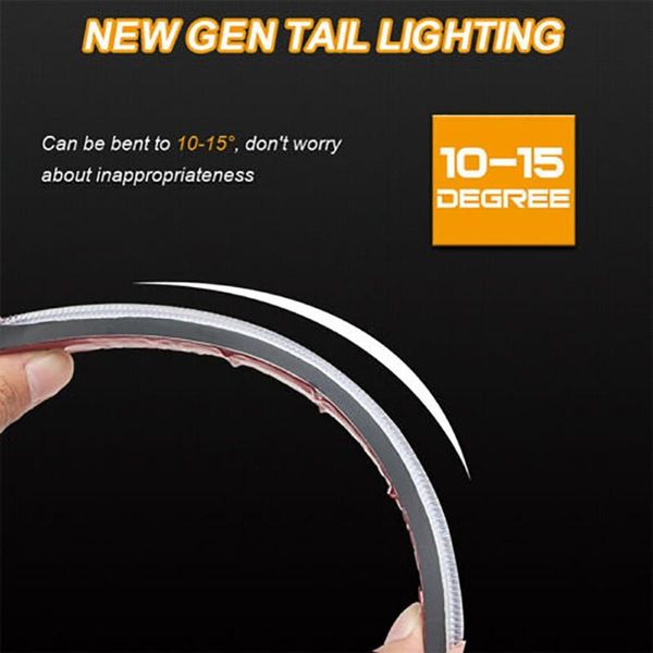 

emergency lights car daytime running light turn signal led 24cm 2pcs set drl sequential