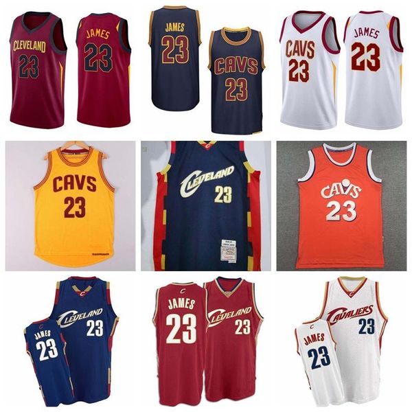

men cleveland cavaliers lebron james basketball jersey;swingmen basketball jerseys, Black;red