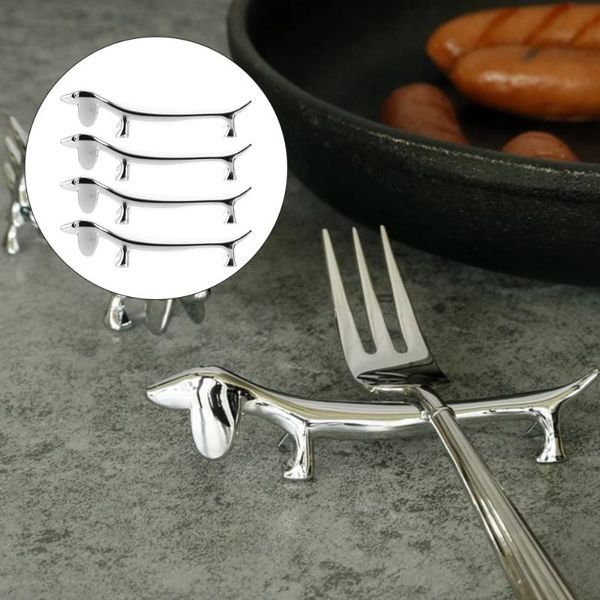 

chopsticks 4pcs alloy chopstick rest ornaments