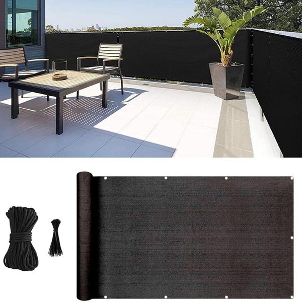 

shade balcony net privacy screen cover uv protection weather-resistant windscreen for outdoor backyard salon
