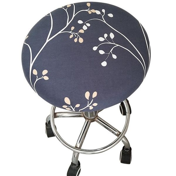 

home chair cover round seat bar elastic decor covers