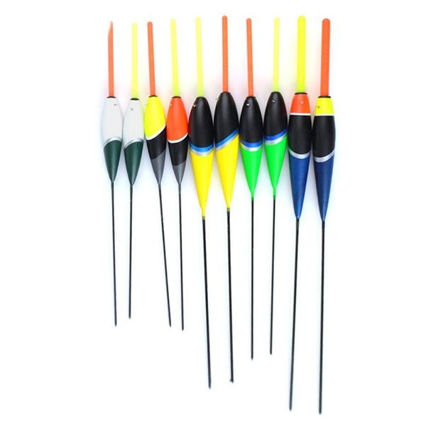 

10pcs portable durable drift tube fishing float stick bobber light accessories
