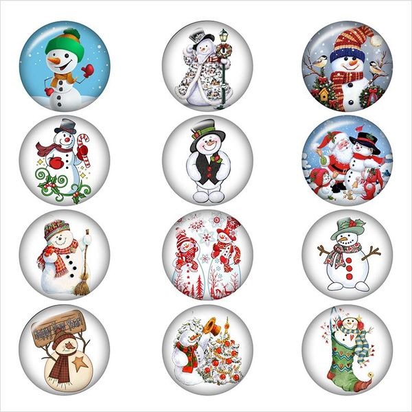 

charm bracelets christmas snowman glass perfume aroma locket diy necklace po cabochons da1176 phone holder, Golden;silver