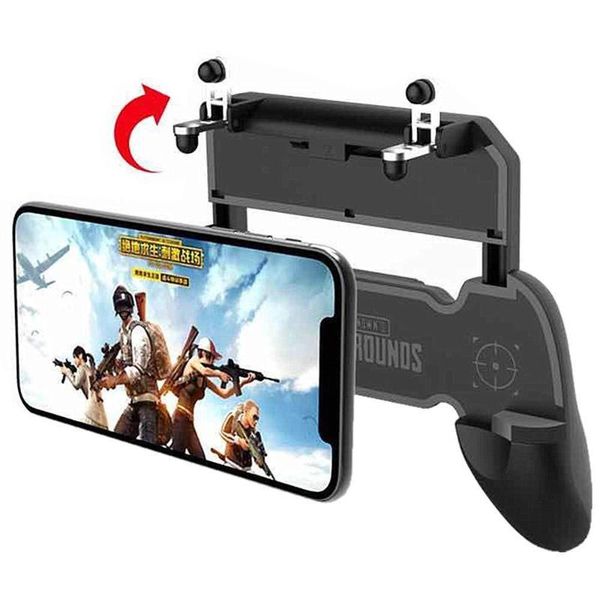 

game controllers & joysticks 3 in 1 l1r1 shooter for pubg mobile gamepad control trigger cell phone pad controller android joystick r