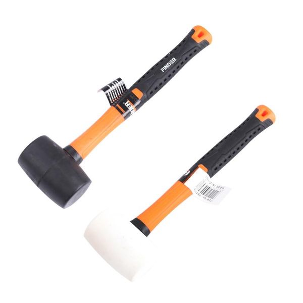 

hand tools rubber mallet hammer head fiberglass handle grip for flooring woodworking ergonomic durable soft blow