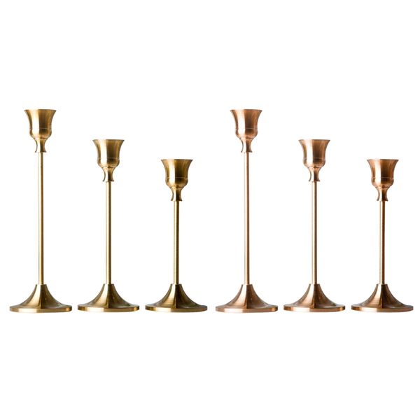 

2021 new 3pcs/set candeabra cande hoder wedding tabe centerpieces stand candeabrum