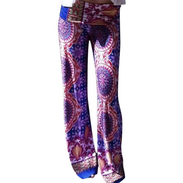 

women's pants & capris azulina ethnic style mid-waisted geometric pattern loose-fitting exumas for women on sale, Black;white