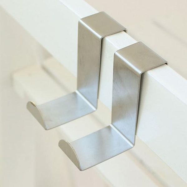 

hooks & rails wall hanging kitchen cabinet bag holder living room cloth multifunctional accessories key stainless steel door hook