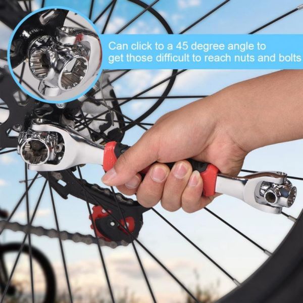 

hand tools 1 pcs universal tiger wrench square 48 in socket works with spline bolts furniture car repair