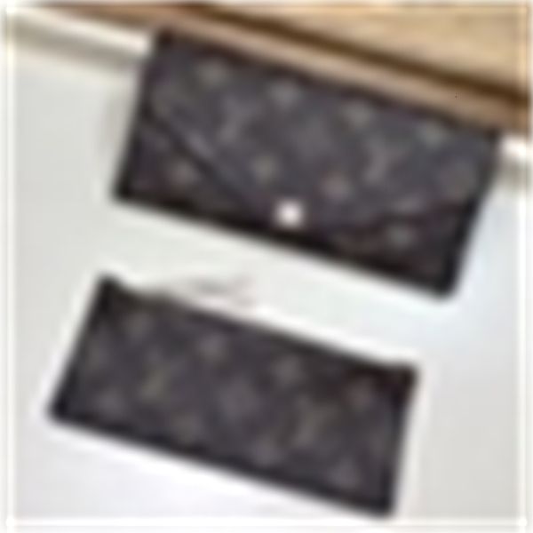 

wallets cases brand pouches holders designer evening luxury chain wallet 60708-02 key card real phone leather purse clutches compact long 6f, Red;black