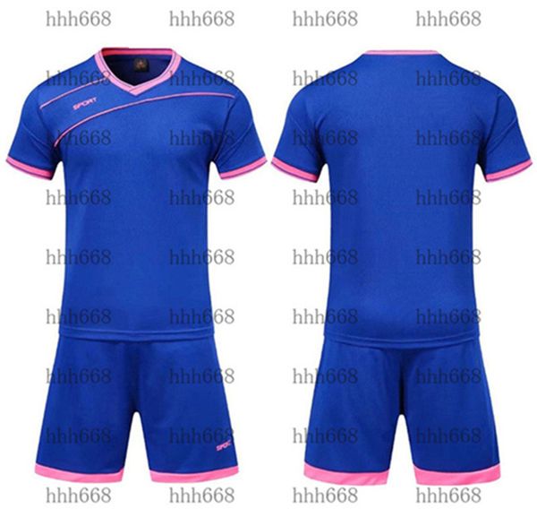 

2021 010255 football wear sets tracksuit short sleeve match training suit children's team jersey number logo customization 23, Black;white