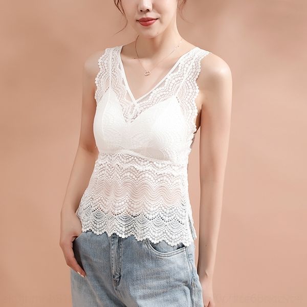 

cpci temperament v-neck elastic lace rimless vest full cup anti lightskin friendlyfashionable and lace women's underwear brathin bra wo, Red;black